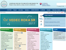 Tablet Screenshot of cvtisr.sk