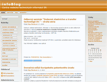 Tablet Screenshot of blog.cvtisr.sk