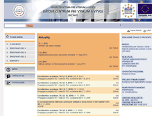 Tablet Screenshot of dc.cvtisr.sk